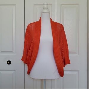 Torrid Orange Shrug Sweater